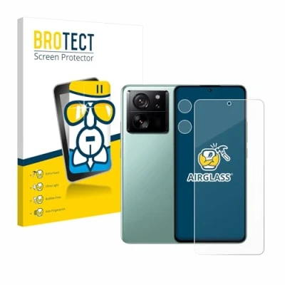 Abbildung von BROTECT Schutzglas für Xiaomi 13T Pro (Display+Kamera) Schutzfolie Panzer Folie Glas [Extrem Kratzfest 9H, Anti Fingerprint, Ultra Transparent]