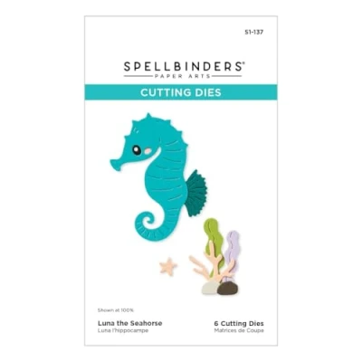 Abbildung von Spellbinders Luna the Seahorse Etched Dies (S1 137)