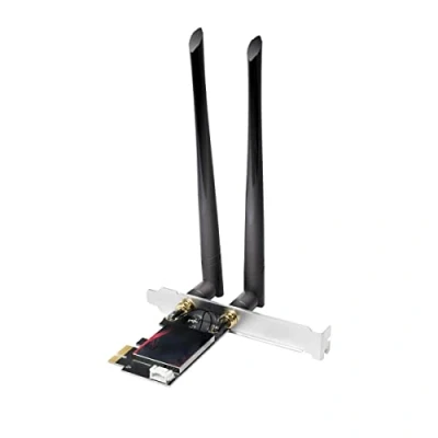 Abbildung von LogiLink WL0248 PCI Express Karte neuste Generation mit WLAN (5GHz/6GHz/2,4GHz) &amp; BT v 5.2