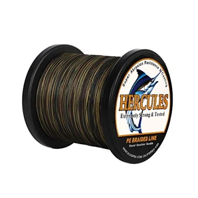 Abbildung von Hercules Super Cast 100m 2000m 109 2196 Yards Geflochtene Angelschnur 6lb 100lb Test für Salzwasser Süßwasser PE Geflecht Fischdraht Superline 4 Stränge