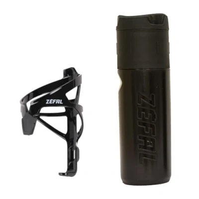 Abbildung von ZEFAL Kit Z Box L und Pulse A2 Schwarz Werkzeugflasche Fahrrad Trinkflaschenhalter Werkzeugbox wasserdicht strapazierfähig