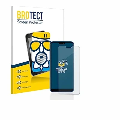 Abbildung von BROTECT Entspiegelungs Schutzglas für Huawei P20 lite 2018 Schutz Folie Panzerfolie Glas Matt [Extrem Kratzfest 9H, Anti Reflex, Fingerprint]