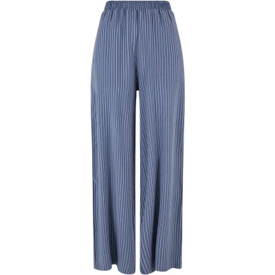 Abbildung von Urban Classics Resort Stoffhose, Damen, Größe: 3XL, Vintagebluepinstripe