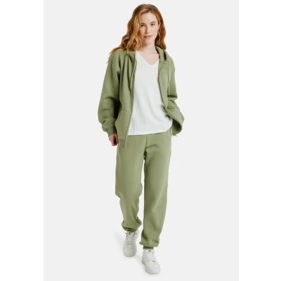 Abbildung von Roxy Surf Stoked Fleece Pullover Brushed Zipped Green XXL
