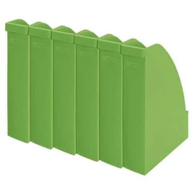 Abbildung von Leitz Stehsammler A4, 6er Pack, 100 % recyclebar, klimakompensiert, Blauer Engel, Recycle Sortiment, Grün, 24765050