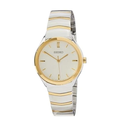 Abbildung von Seiko Damen Analog Japanisches Quarzwerk Uhr mit Edelstahl Armband SUR550P1
