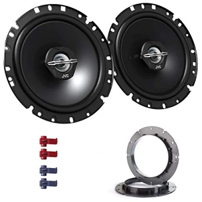 Abbildung von JVC CS J1720X Lautsprecher mit Einbauset passend für Citroen C3 Picasso ab 2009 Türen vorne 600 W 170mm 2 Wege Koax