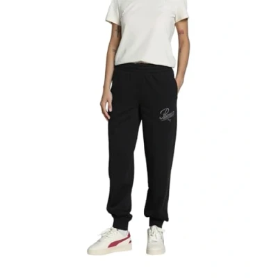 Abbildung von ESS SCRIPT Comfort Jogginghose Damen PUMA Black