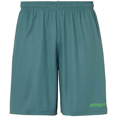 Abbildung von uhlsport Herren Center Basic Shorts, fir grün/Fluo grün, l