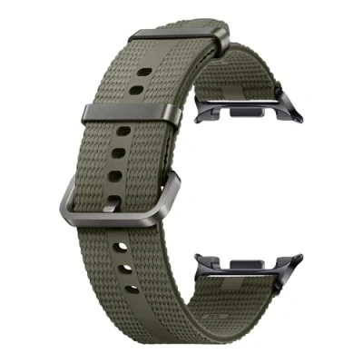 Abbildung von Original Watch8 Athleisure Band für das Galaxy Watch 8 S/M Green Armband Stoff Samsung Grün
