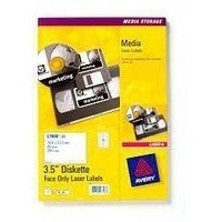 Abbildung von Laseretikett Avery 70x52mm weiß 25 Blatt 10 Etiketten pro
