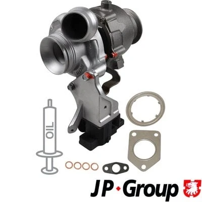Abbildung von JP GROUP 1417400701 Turbolader Abgasturbolader inkl. Dichtungssatz BMW: 5 Limousine, X3, 3 Touring