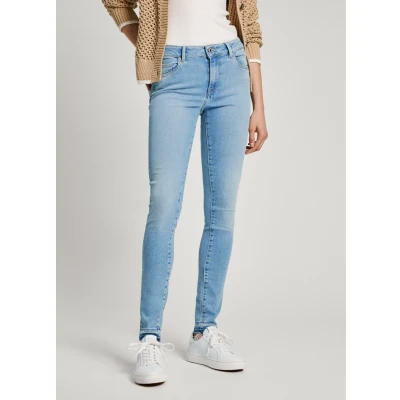 Abbildung von Pepe Jeans SLIM FIT Skinny Fit, Damen, Größe: 32x32, Denim