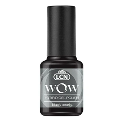 Abbildung von LCN WOW Hybrid Gel Polish Nr. 22 &quot;black pearls&quot; (8ml) (grau grey) Gellack ohne Lichtgerät für bis zu 10 Tage perfekt lackierte Nägel
