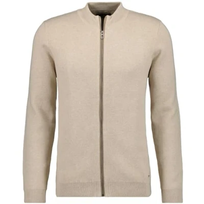 Abbildung von RAGMAN Herren Cardigan mit feiner Struktur, Baumwolle/Kaschmir M, Beige 082