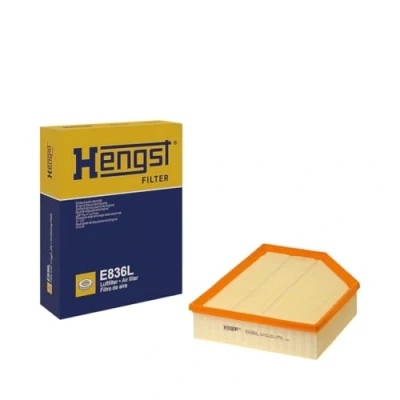 Abbildung von HENGST FILTER E836L Luftfilter 61 231 302 Filtereinsatz VOLVO: XC90 I