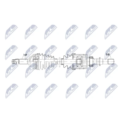 Abbildung von Antriebswelle NTY NPW NS 171
