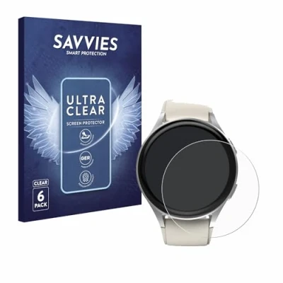 Abbildung von Savvies 6 Stück Schutzfolie für Hama 8900 (42 mm) Displayschutz Folie Ultra Transparent