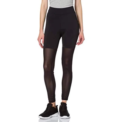 Abbildung von Urban Classics HIGH Waist Transparent TECH Leggings Hosen, Damen, Größe: Small, Black