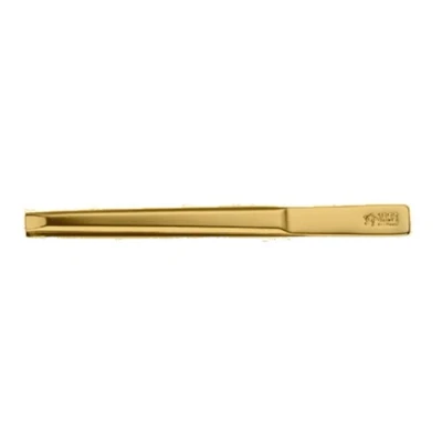 Abbildung von Pfeilring Pinzette, gerade, 8 cm, vergoldet