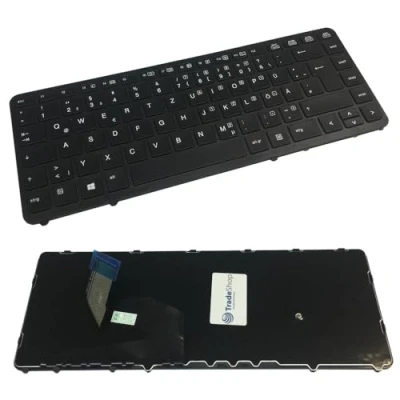 Abbildung von Trade Shop Original Tastatur QWERTZ Deutsch für HP EliteBook 740 G1 G2 745 750 755 840 850 Laptop Keyboard