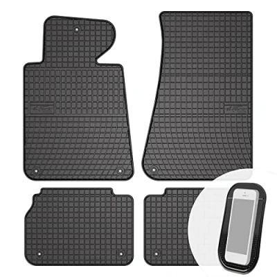 Abbildung von Gummimatten Auto Fußmatten Gummi Automatten Passgenau 4 teilig Set passend für BMW E34 5er 1988 1996