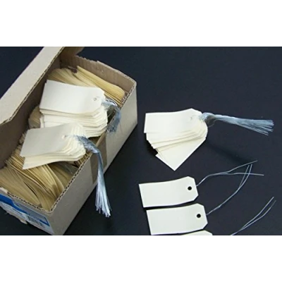 Abbildung von Apli 121312 Lot von 1000 amerikanischen Etiketten mit Eisendraht 80 mm x 38