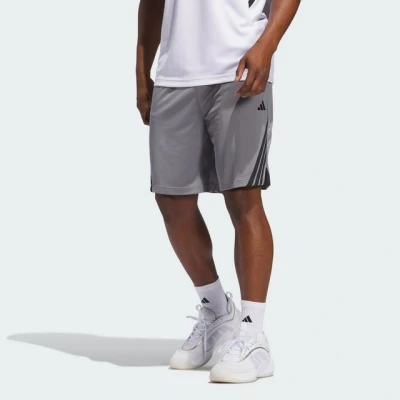 Abbildung von adidas Performance Stripes Short kurze Sporthose, Herren, Größe: Lx9&quot;, Grey/black