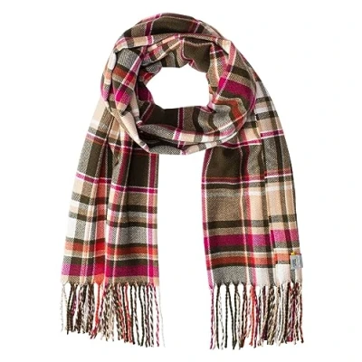 Abbildung von camel active Softer WEB MIT Kariertem Muster Schal, Damen, Größe: One Size, Pine olive