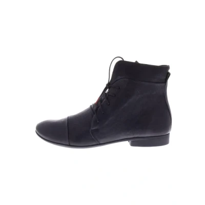 Abbildung von THINK! Damen Guad chromfrei gegerbte Leder gefütterte Stiefelette, 0000 SCHWARZ, 36 EU