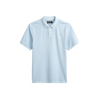 Abbildung von Marc O&#039;Polo Short Sleeve Slits AT HEM Poloshirt, Herren, Größe: 3XL, Starlight