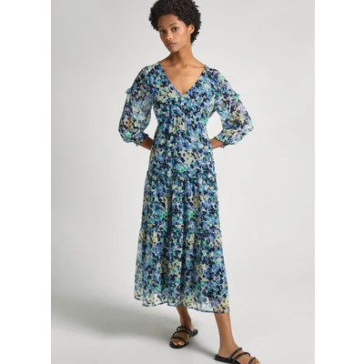Abbildung von Pepe Jeans Carina Freizeitkleid, Damen, Größe: XS, Dulwich blue