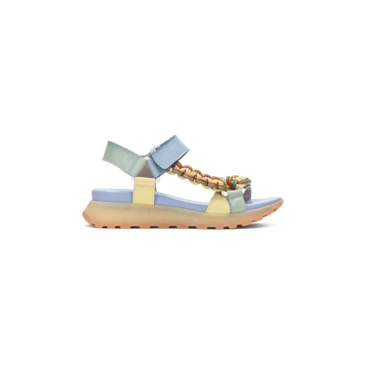 Abbildung von Hispanitas Sport Maui Damen Sandalen, Eukalyptus Banana Himmelblau, 36 EU