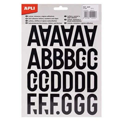 Abbildung von APLI 4440 Großbuchstaben 40 mm