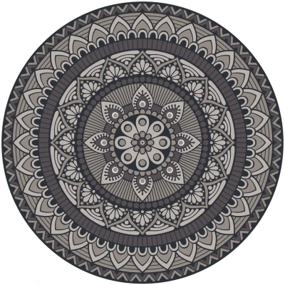 Abbildung von Contento Platzset &quot;Matteo&quot;, (Set, 4 St.), Innen und Außenbereich, wasserabweisend, Mandala Design, Ø 38 cm