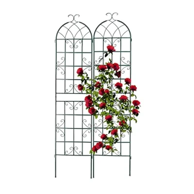 Abbildung von relaxdays Rankgitter 2er Set 220 cm