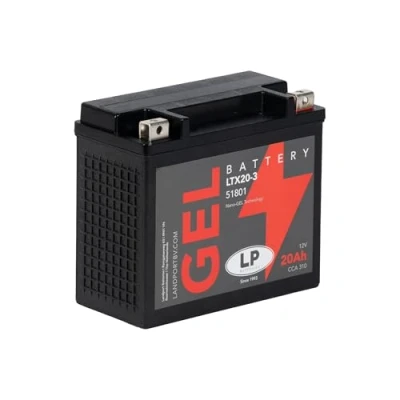 Abbildung von Gel Motorradbatterie 12 V 20 Ah (10 Std.) 310 CCA Landport MG LTX20 3