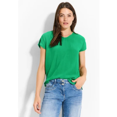 Abbildung von Cecil Luftige Bluse, Damen, Größe: Large, Grün