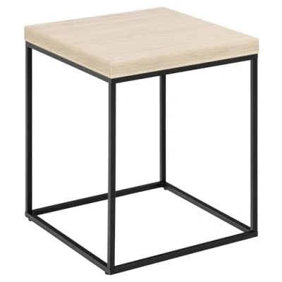 Abbildung von möbelando Beistelltisch &gt;Barossa&lt; in Beige, Stahl, MDF 45x40cm (HxD)