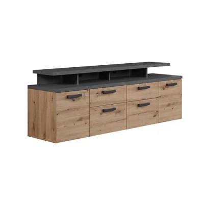Abbildung von TV Lowboard Artisan Eiche 180 cm FOLLOW