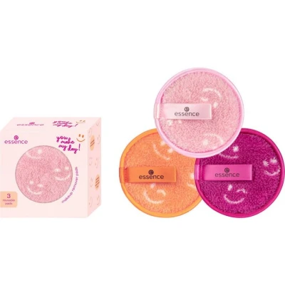 Abbildung von Essence Abschminkschwamm you make my day! makeup remover pads, Set, 3 tlg.