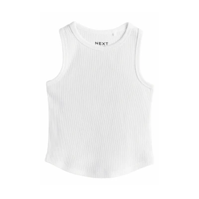 Abbildung von Next Regular FIT 3 PACK Top für Kinder, Größe: 104, Black white grey