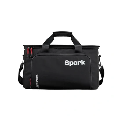 Abbildung von Positive Grid Spark Pearl 40 Watt Combo Übungsgitarrenverstärker Bündel HD 200 Pro Studio Kopfhörer für E Bass und Akustikgitarre mit Mobile App