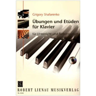 Abbildung von Übungen und Etüden: für Unterricht Selbststudium. Klavier.