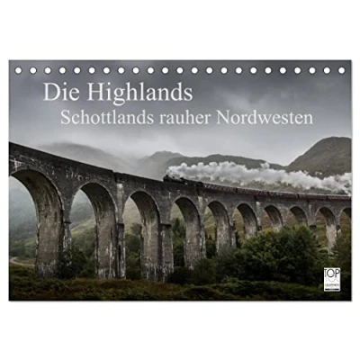 Abbildung von Die Highlands Schottlands rauher Nordwesten (Tischkalender 2025 DIN A5 quer), CALVENDO Monatskalender