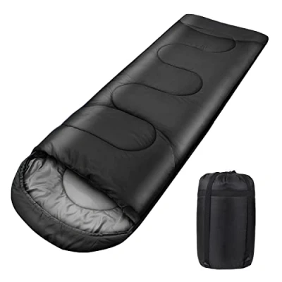 Abbildung von Schlafsack Outdoor für Camping 3 Jahreszeiten Erwachsene Schlafsack, 2 in 1 Funktion Deckenschlafsäcke, Warm, Leichtgewichtig, Wasserdicht Rucksackreisen, Wandern und Reisen