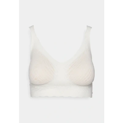 Abbildung von Sloggi FEEL Bliss Bralette Pushup BH, Damen, Größe: XS, Silk white