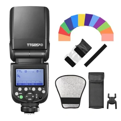 Abbildung von Godox Thinklite TT685IIO TTL Speedlite Speedlight 2.4G GN60 High Speed 1/8000s Ersatz für Olympus E M10II M5II M1 PL8 7 6 5 P5 P3 Pen F Panasonic DMC GX85 G7 GF1 LX100 G85 GH4 FZ2500GK