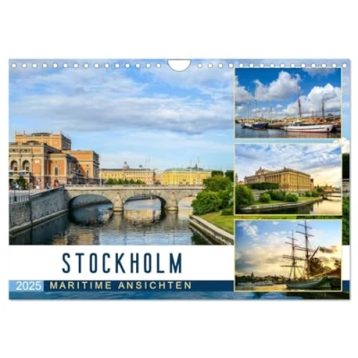 Abbildung von Stockholm Maritime Ansichten (Wandkalender 2025 DIN A4 quer), CALVENDO Monatskalender
