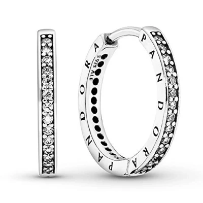 Abbildung von PANDORA Damen Ohrstecker 925 Sterlingsilber zirkonia 290558CZ, Silber
